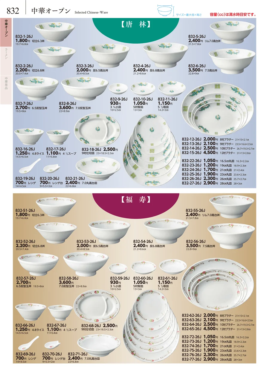 卓上小物・蓋物・カメ・薬味入・すり鉢・灰皿 ページ832