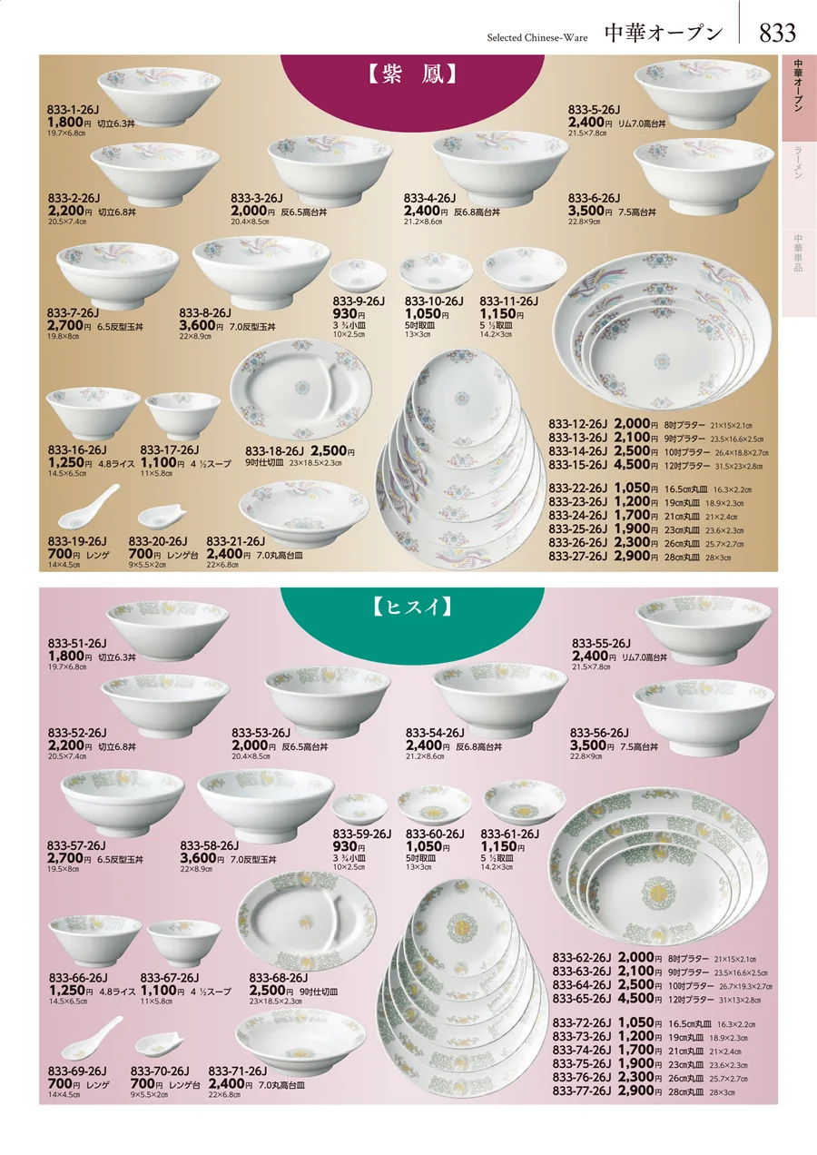 卓上小物・蓋物・カメ・薬味入・すり鉢・灰皿 ページ833