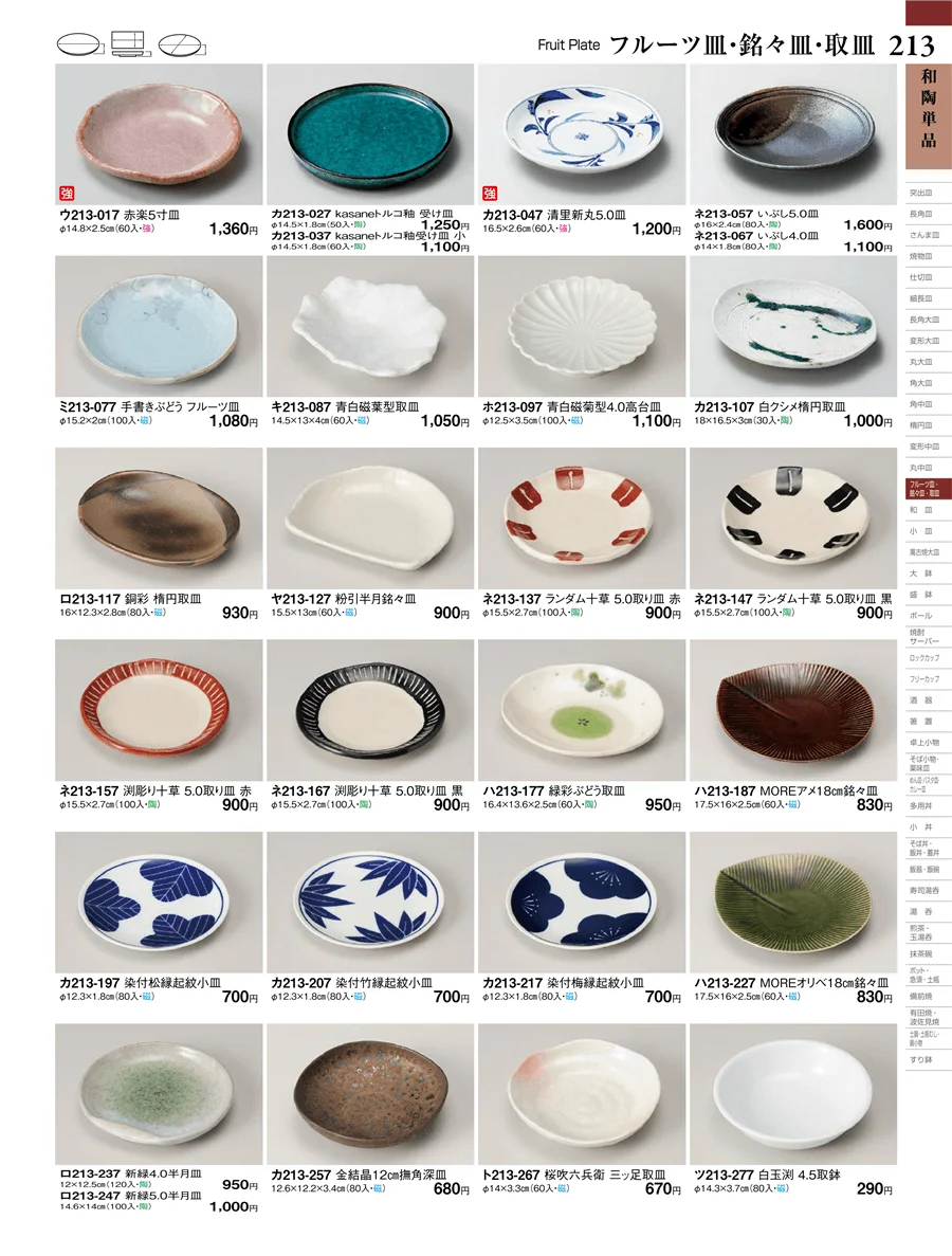 和陶単品 ページ213
