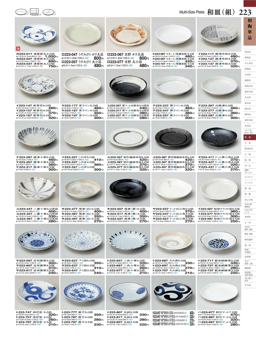 和陶単品 ページ223
