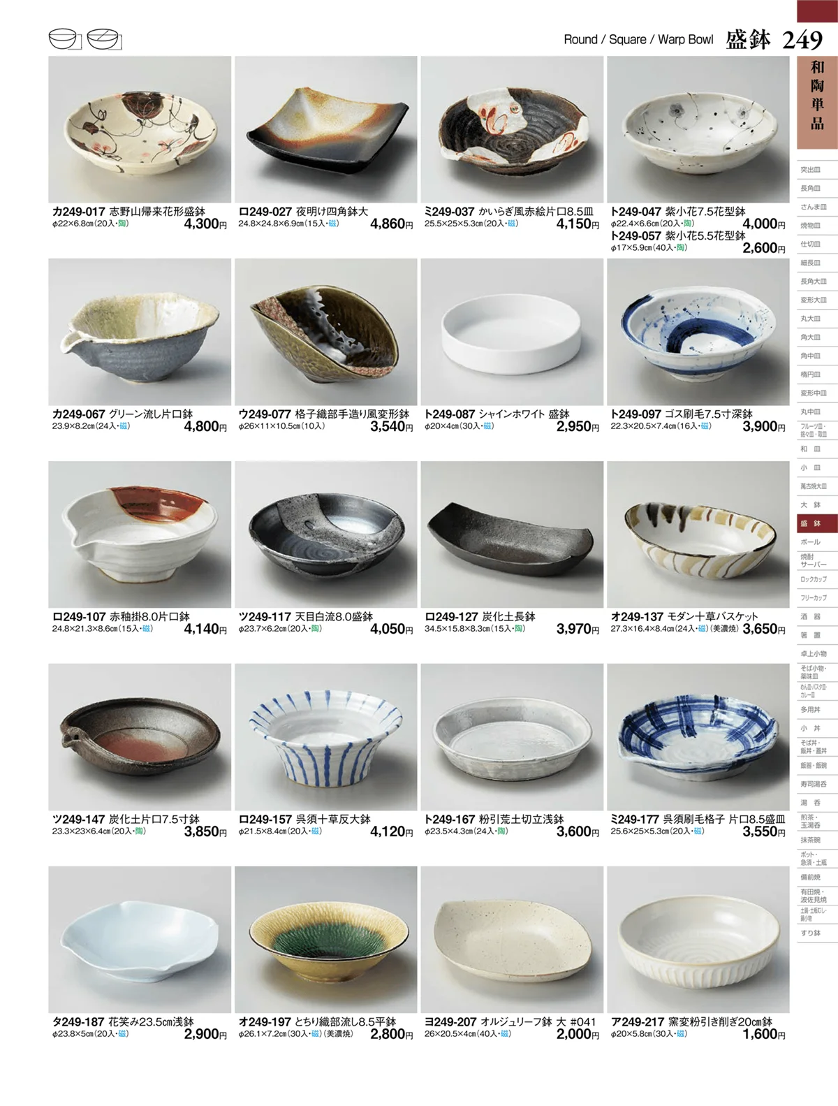 ときわvol.27・ページ番号249・和陶単品
