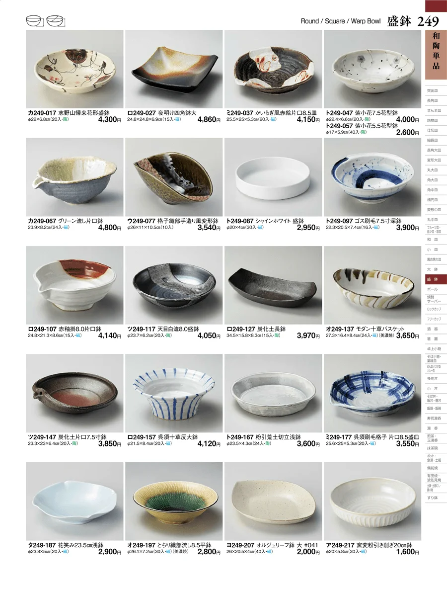 和陶単品 ページ249