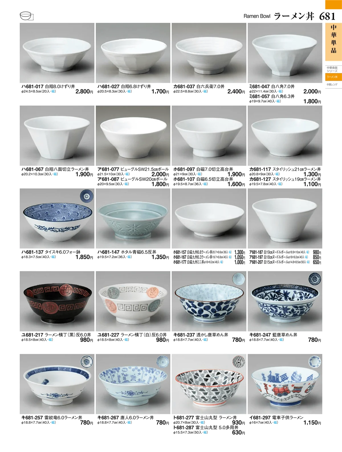 ときわvol.27・ページ番号681・中華単品
