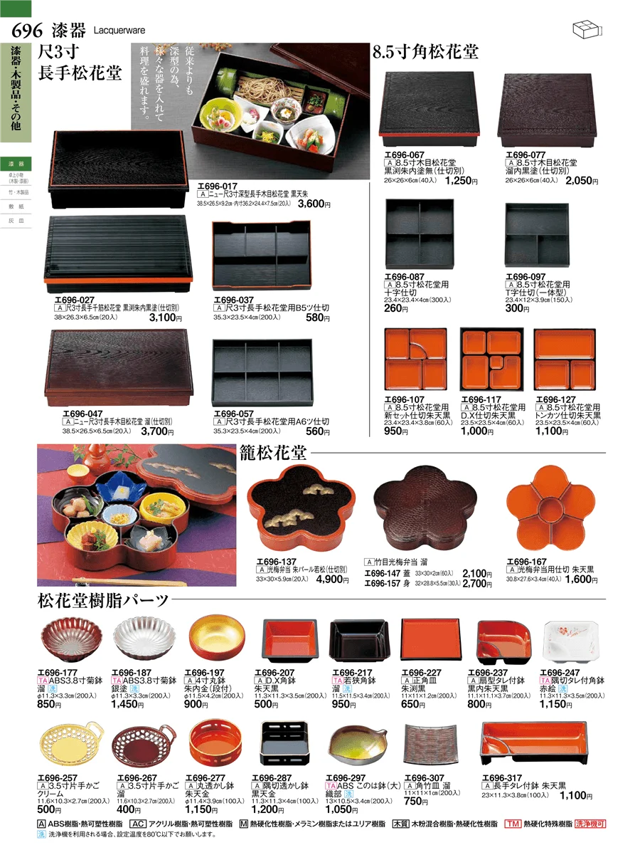 漆器・木製品・その他 ページ696