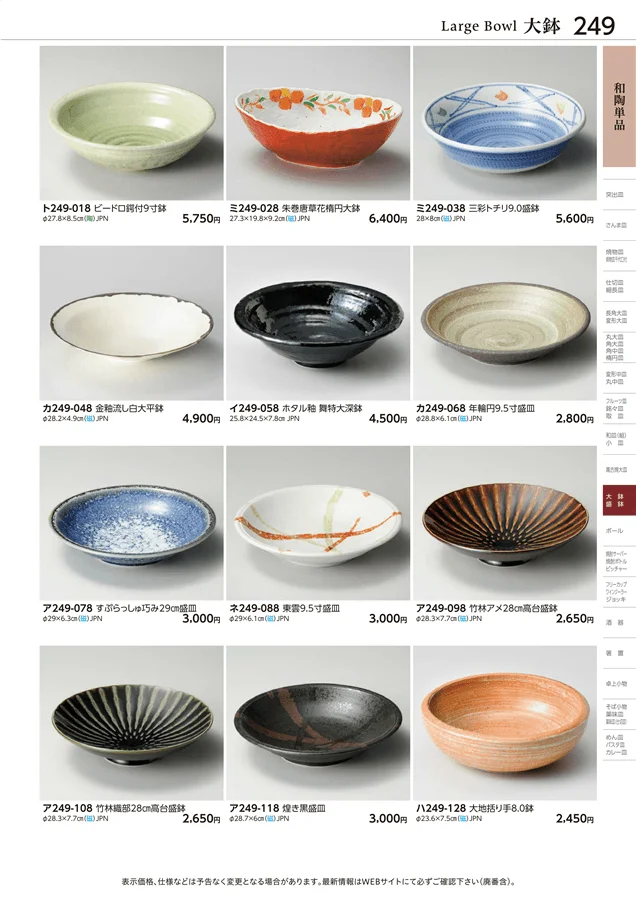 和陶単品 ページ249