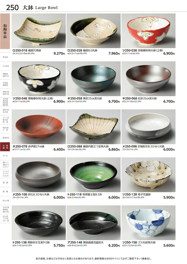 和陶単品 ページ250