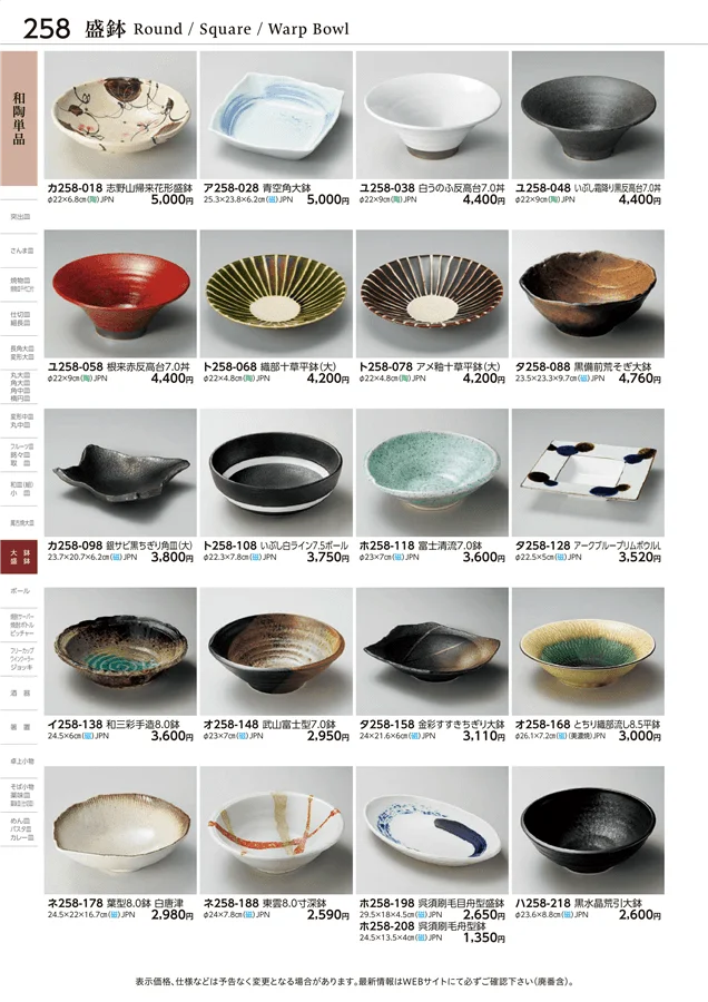 和陶単品 ページ258