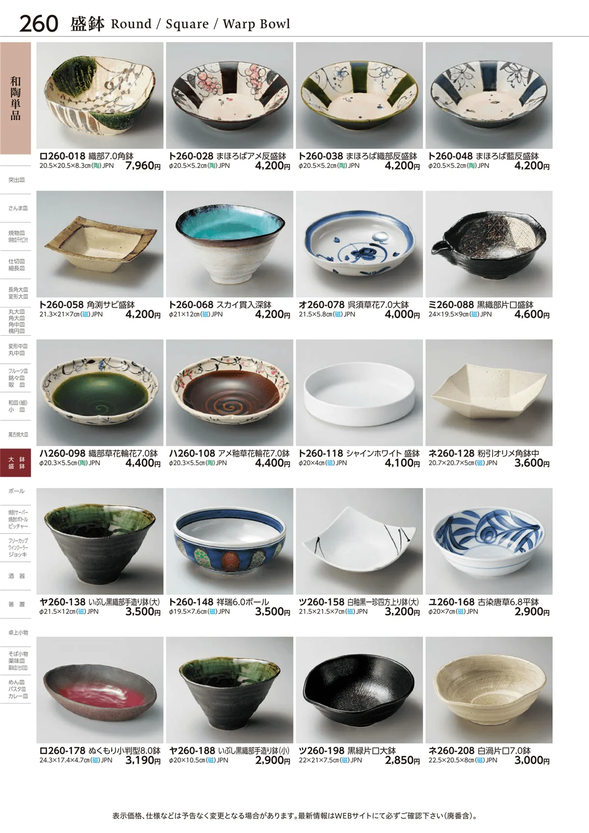 ときわvol.28・ページ番号260・和陶単品