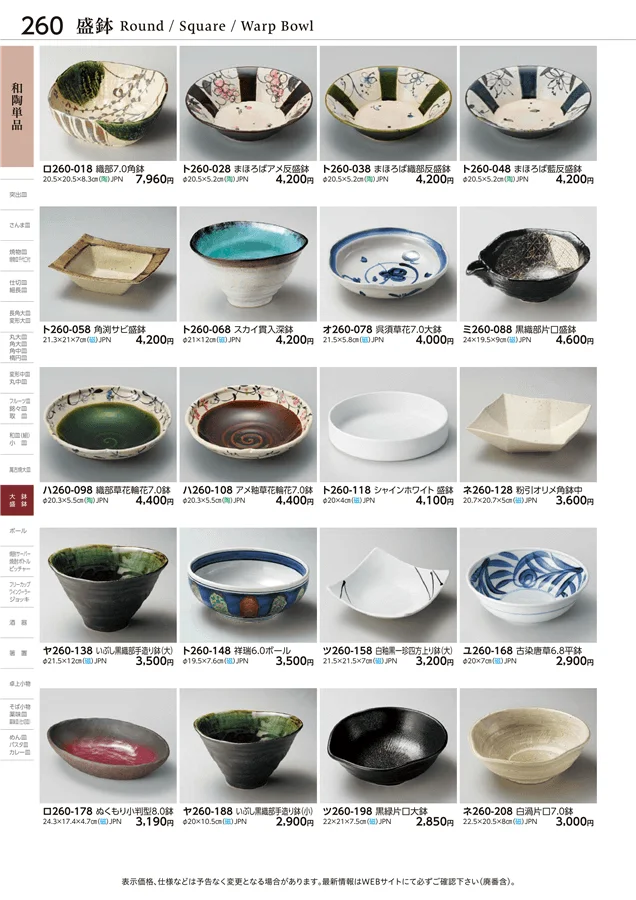 和陶単品 ページ260
