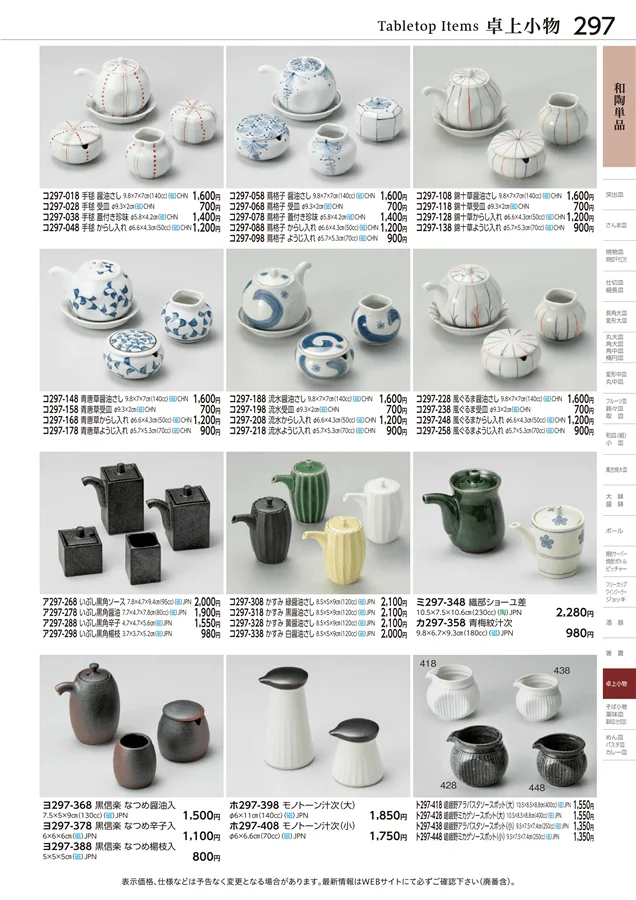 和陶単品 ページ297