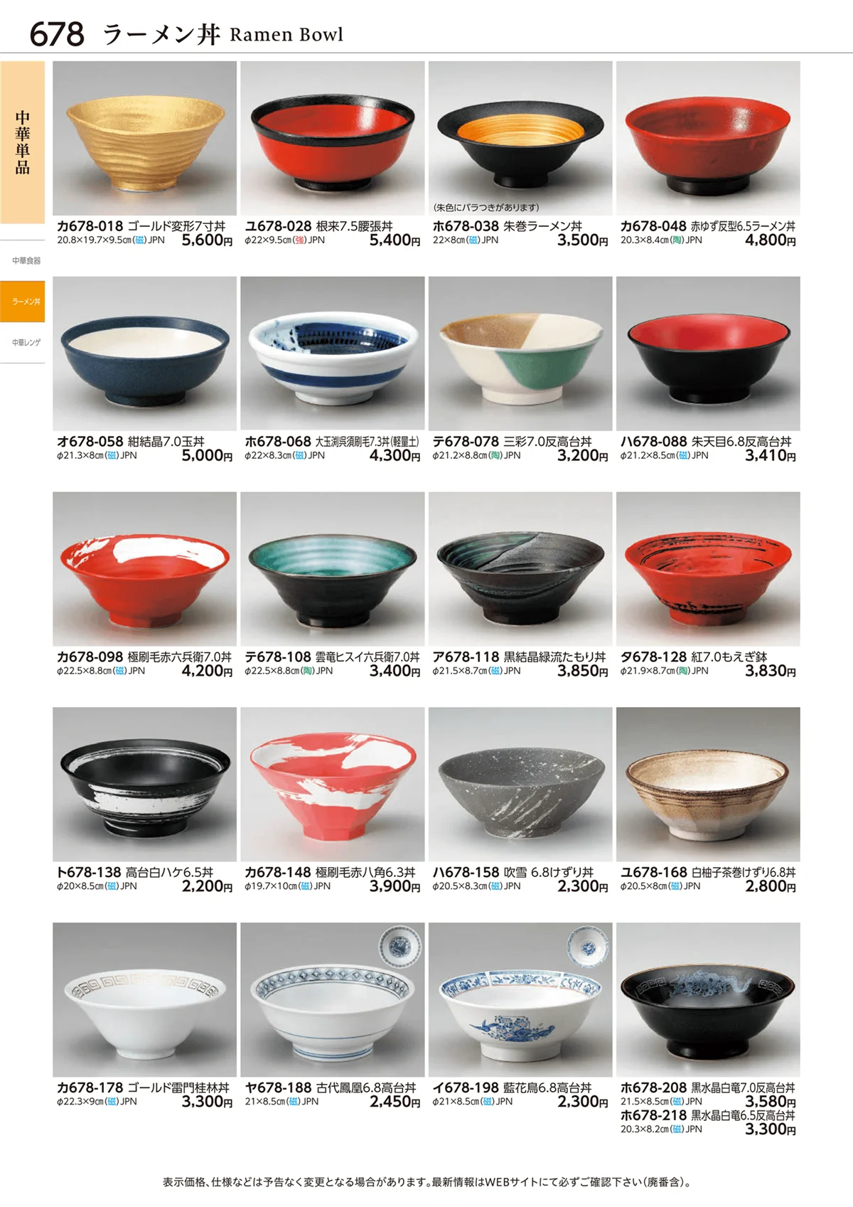 ときわvol.28・ページ番号678・中華単品