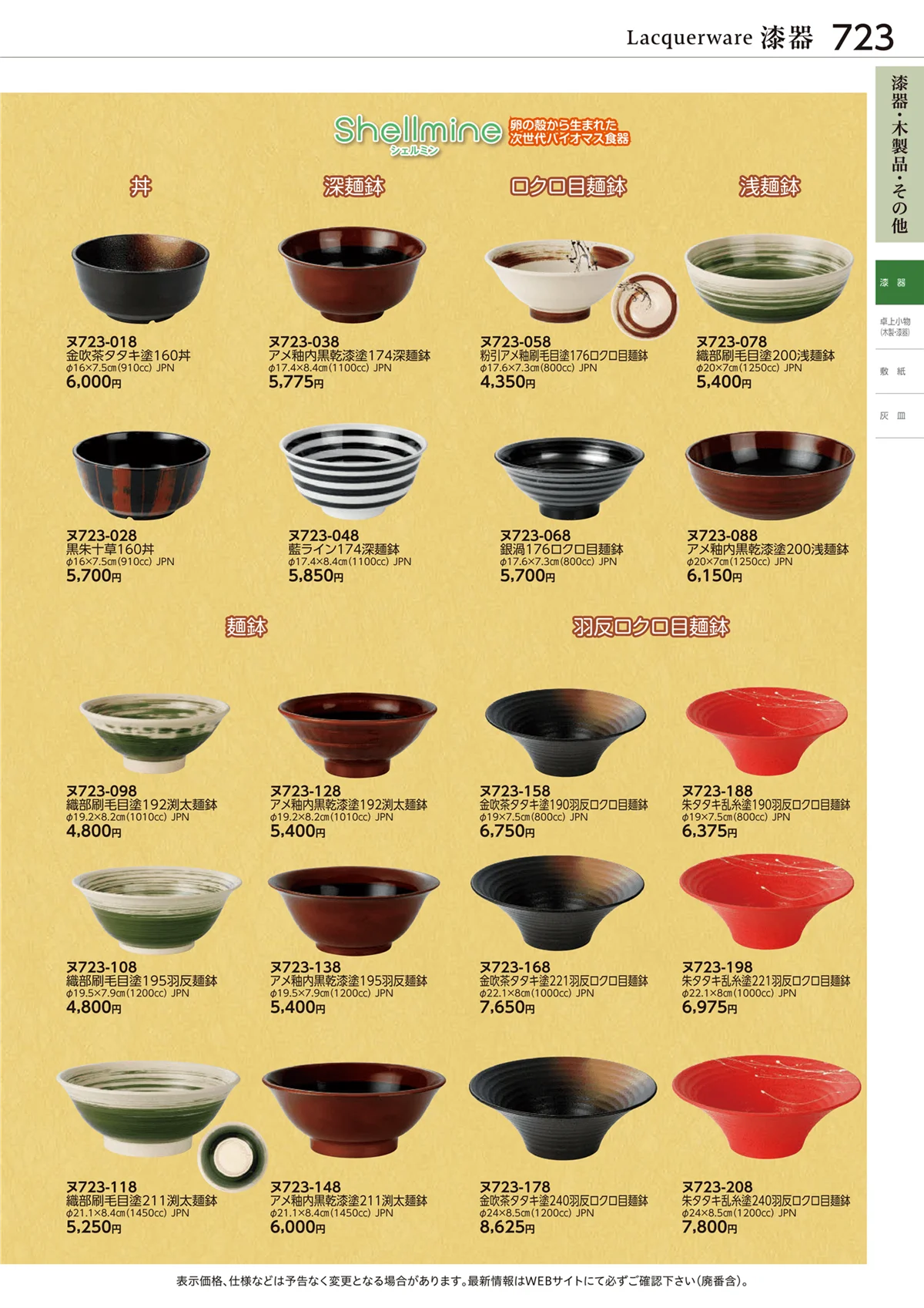 ときわvol.28・ページ番号723・漆器