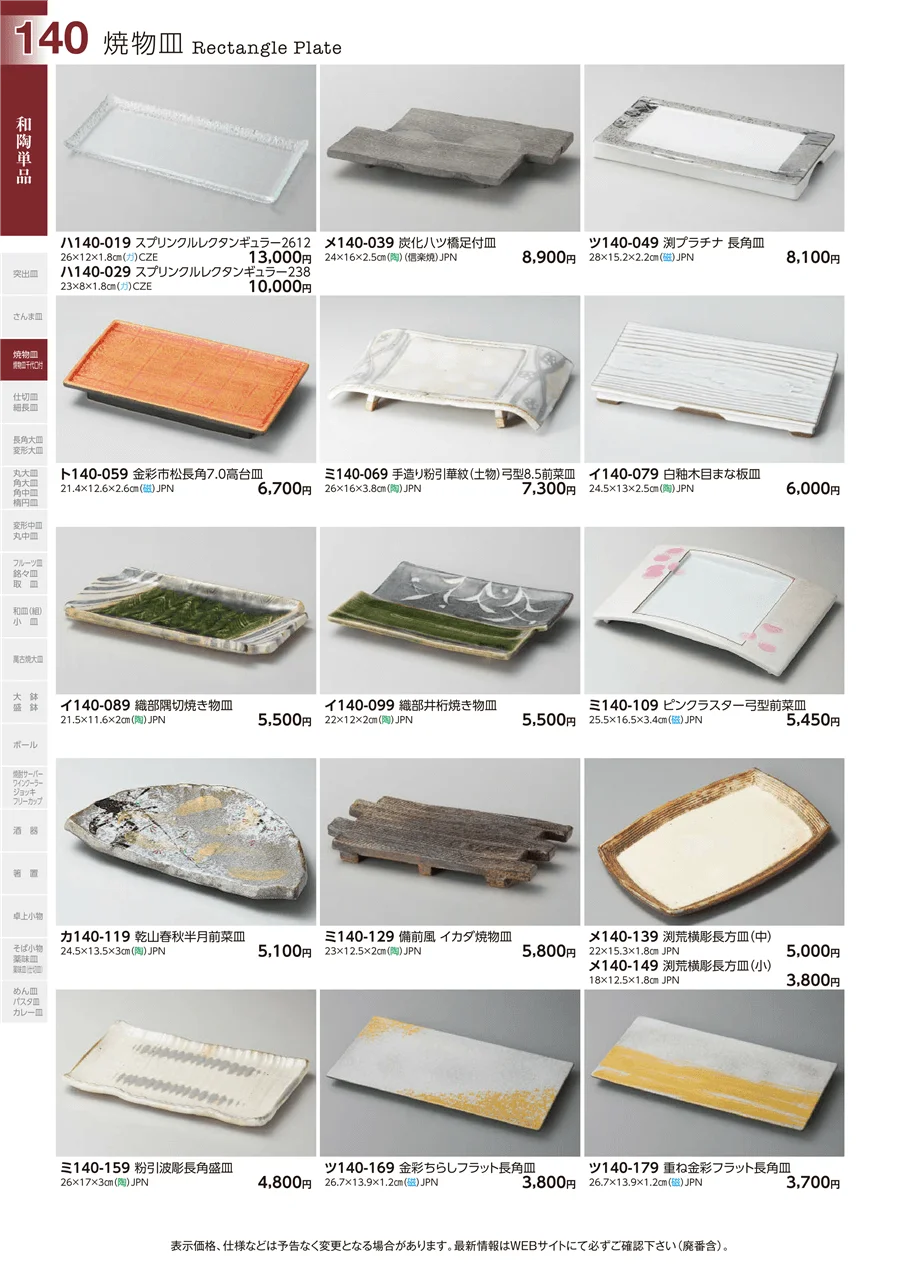 和陶単品 ページ140