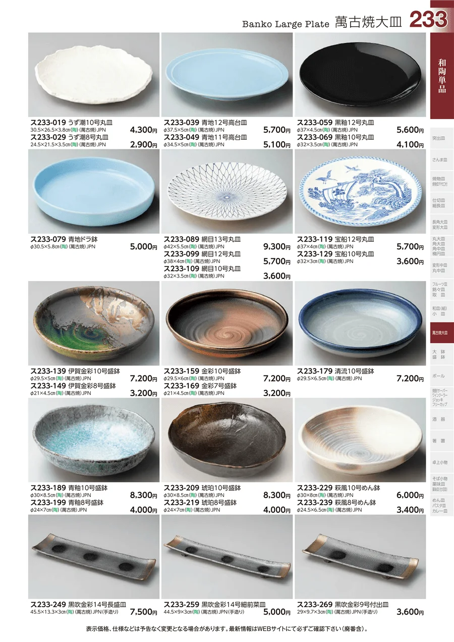 和陶単品 ページ233