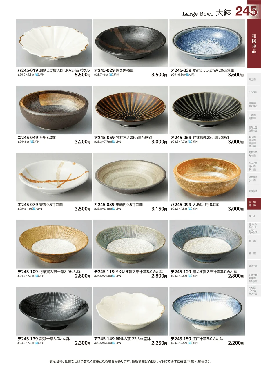 和陶単品 ページ245