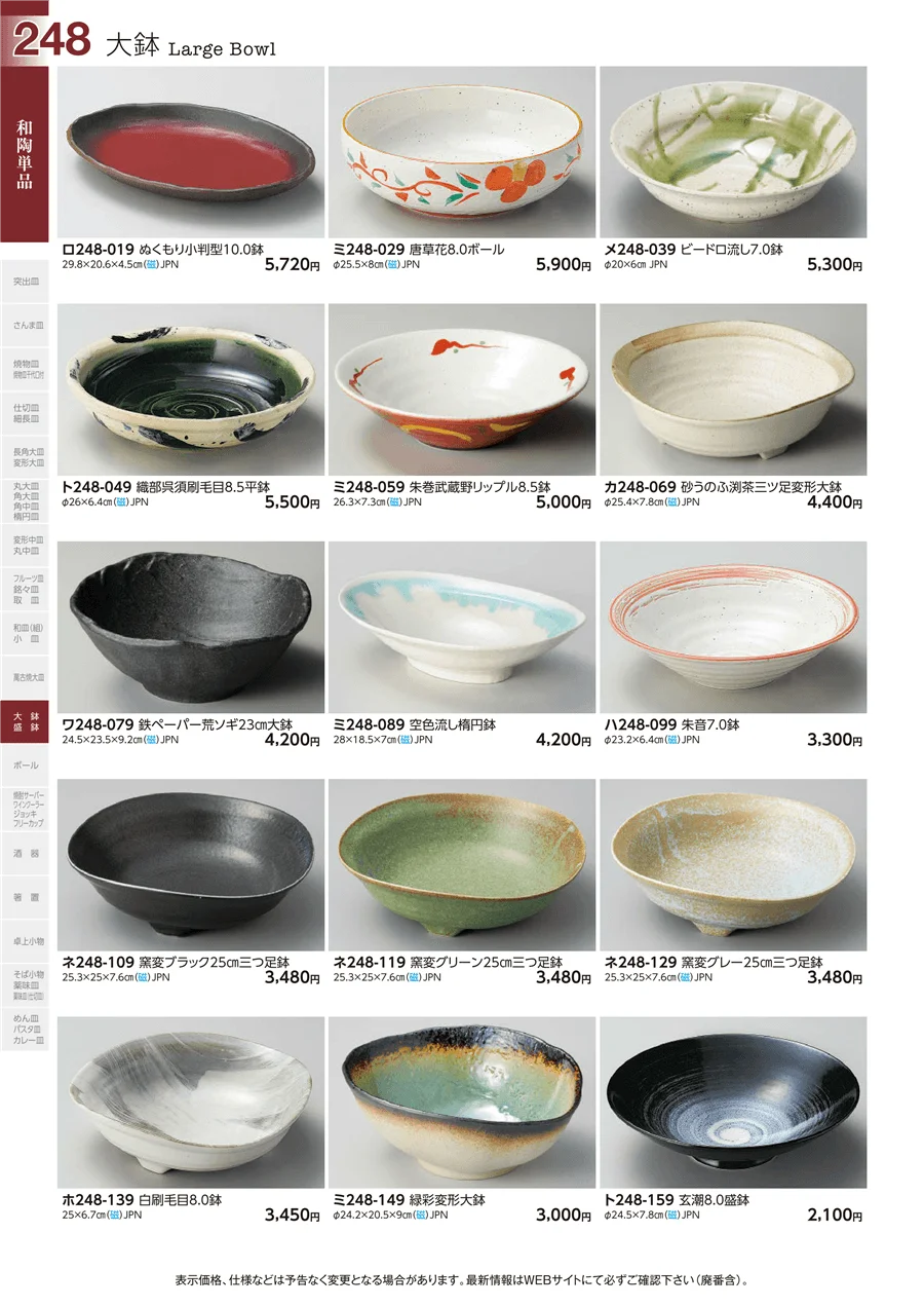 和陶単品 ページ248