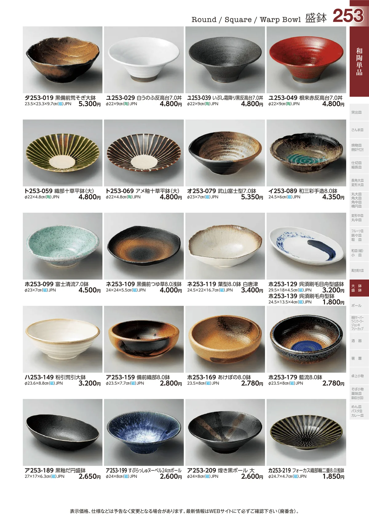 ときわvol.29・ページ番号253・和陶単品