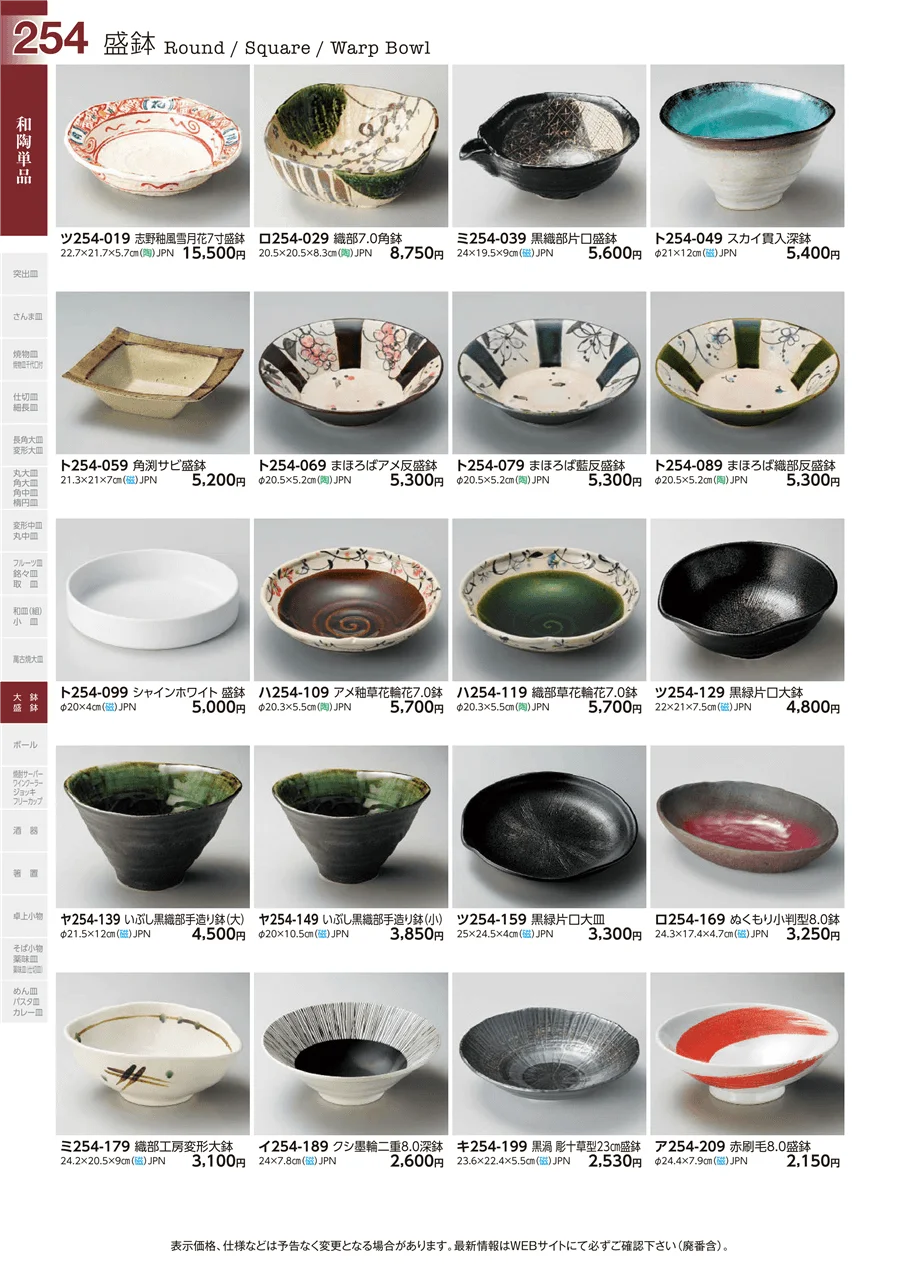 和陶単品 ページ254