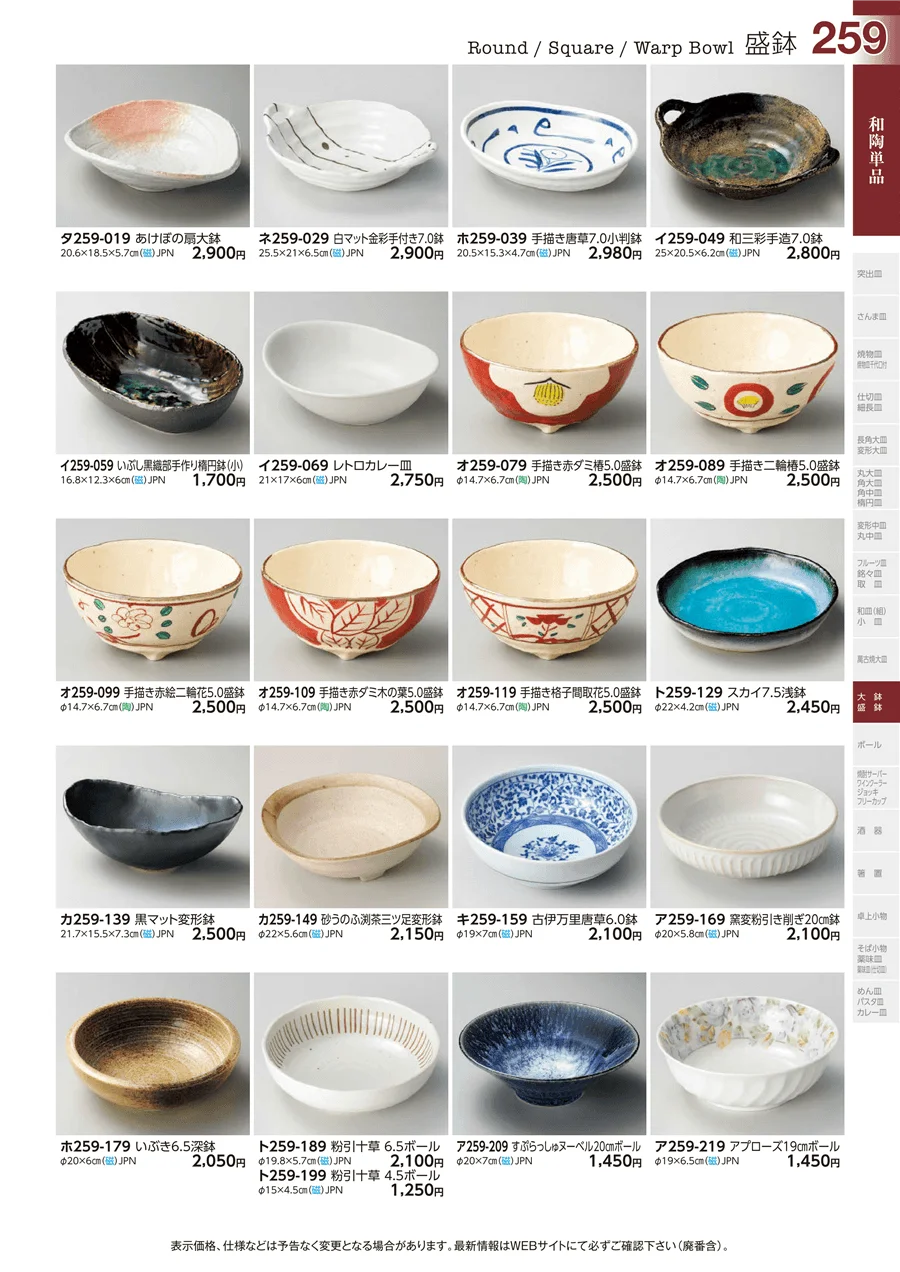 和陶単品 ページ259