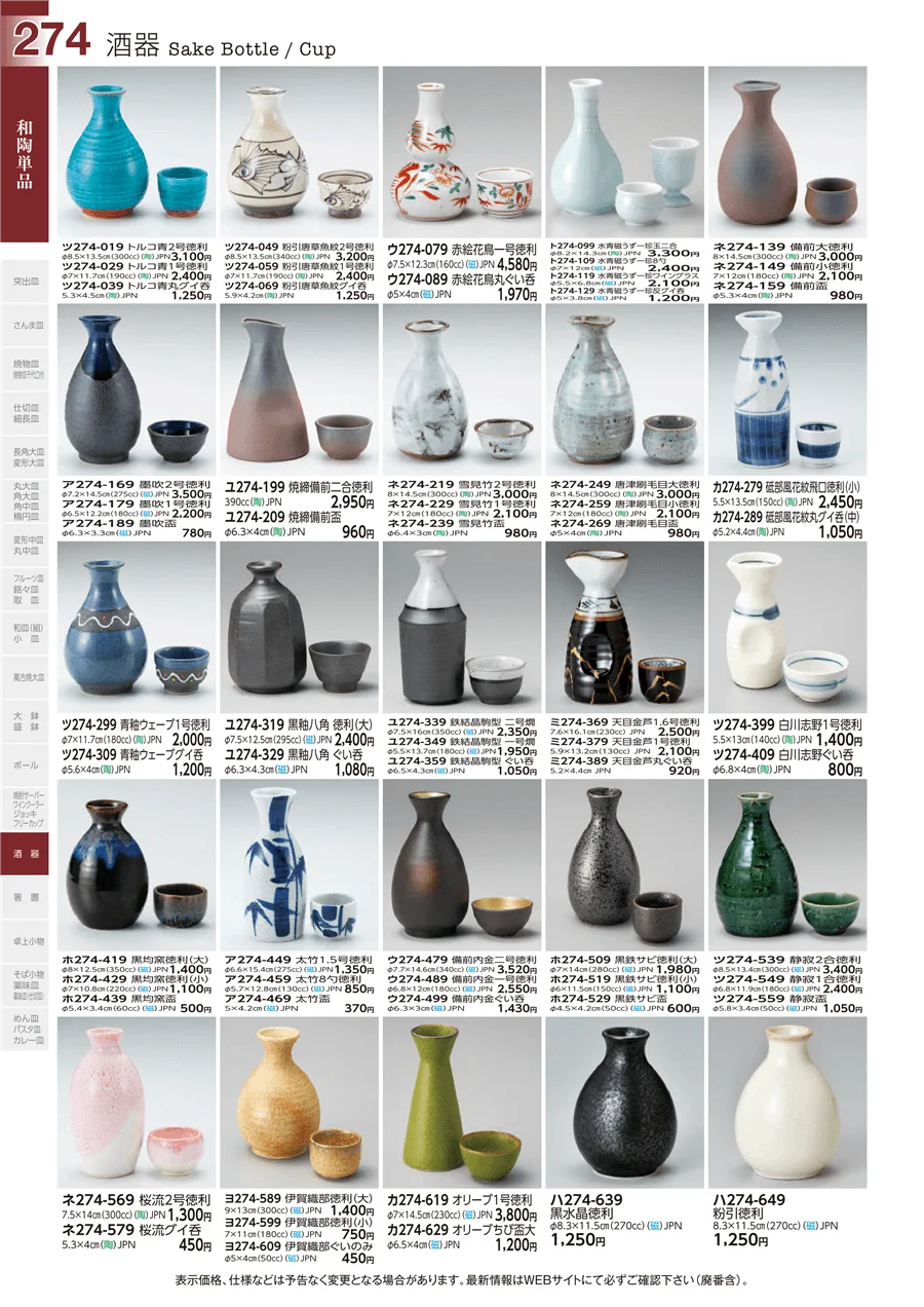 和陶単品 ページ274