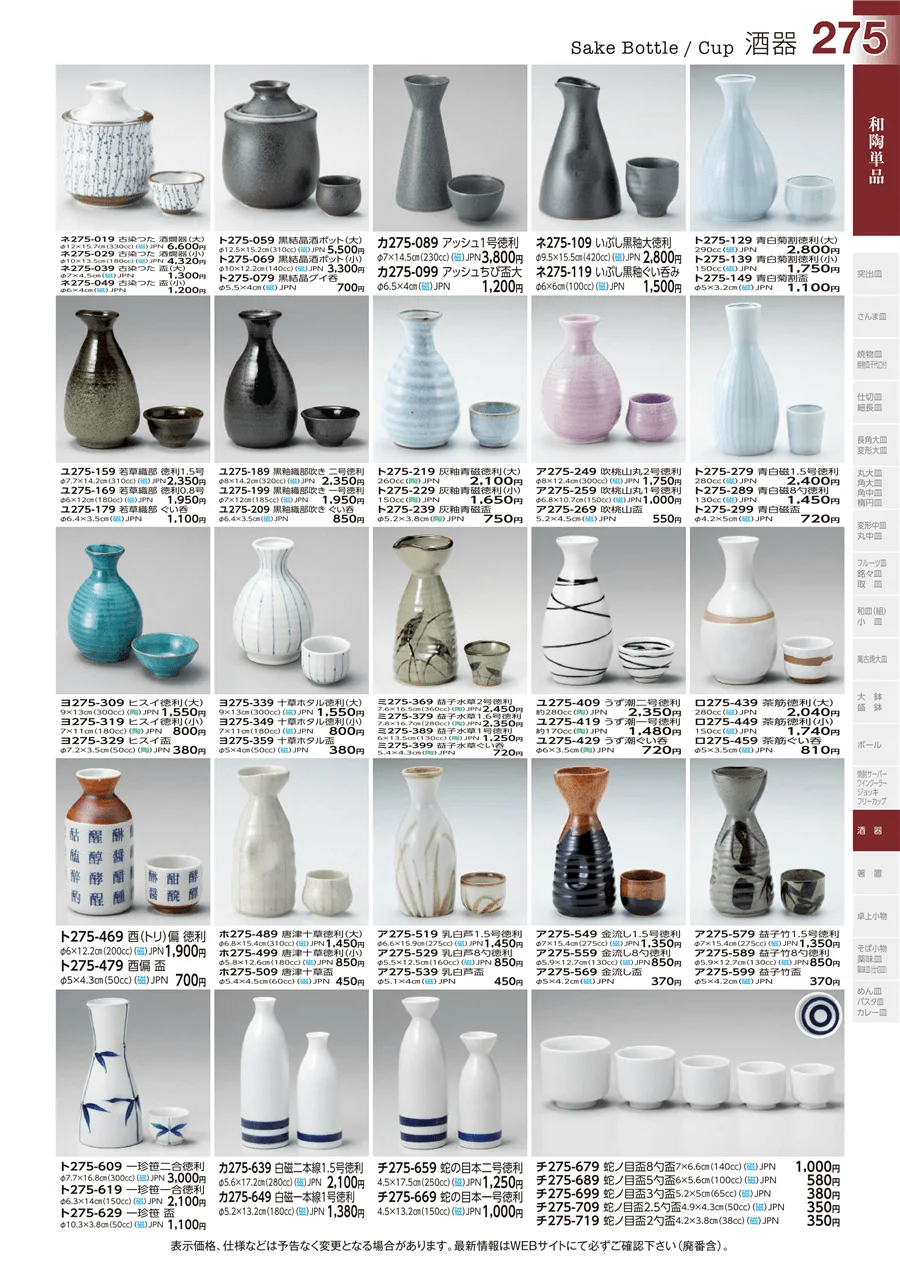 和陶単品 ページ275