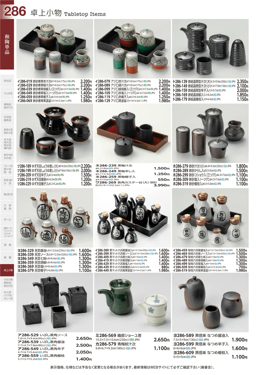 和陶単品 ページ286