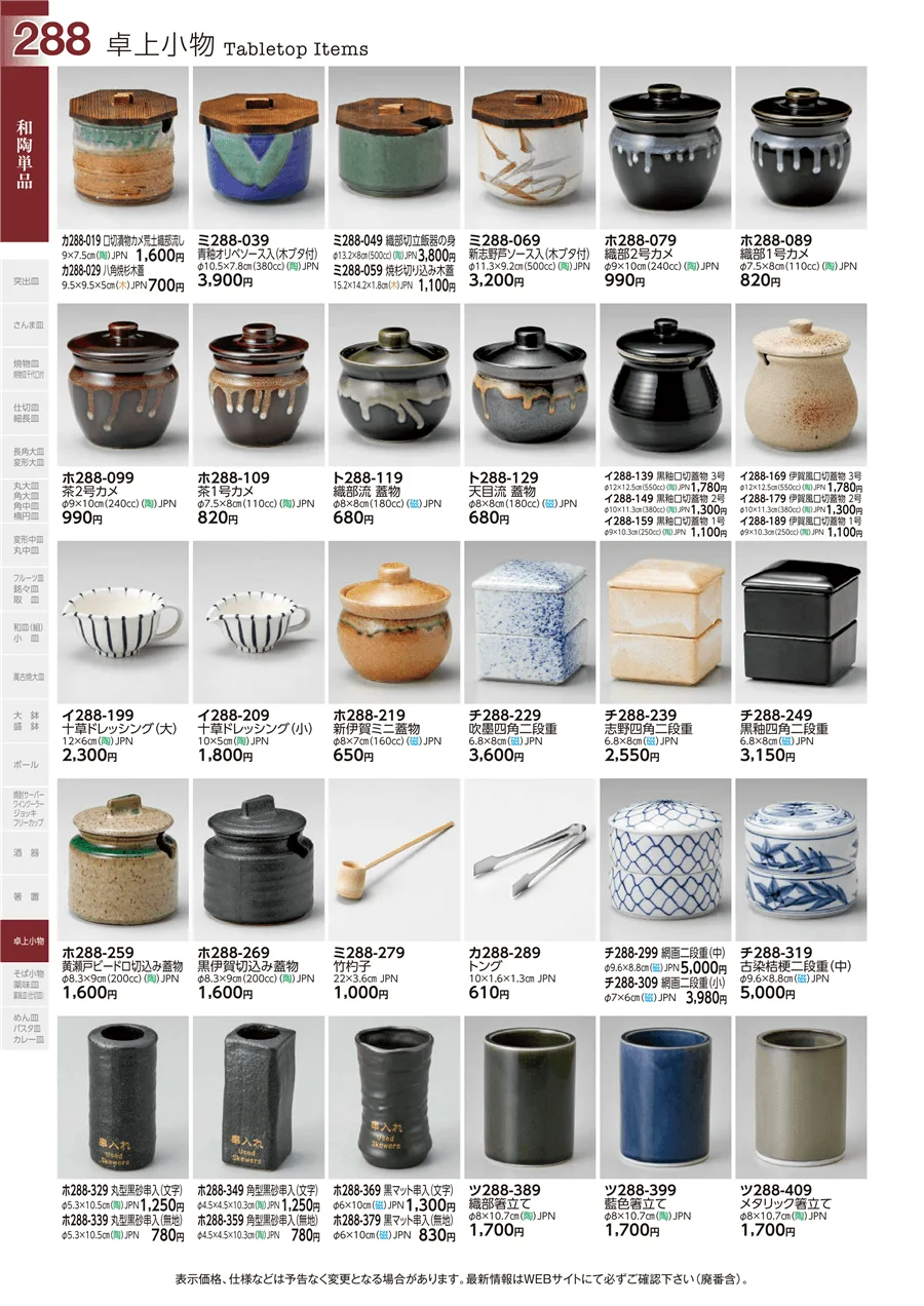 和陶単品 ページ288