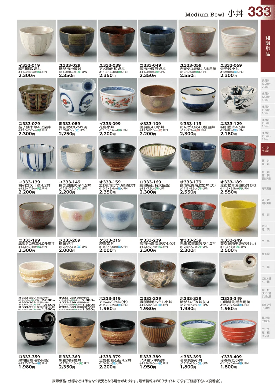 和陶単品 ページ333