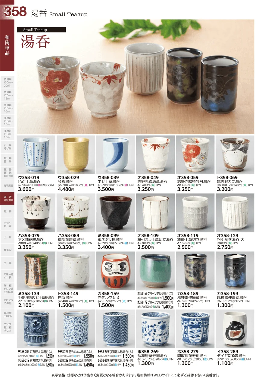 和陶単品 ページ358