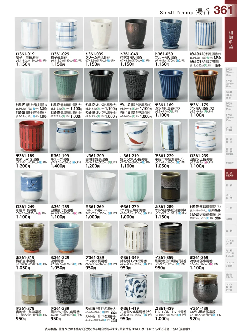和陶単品 ページ361