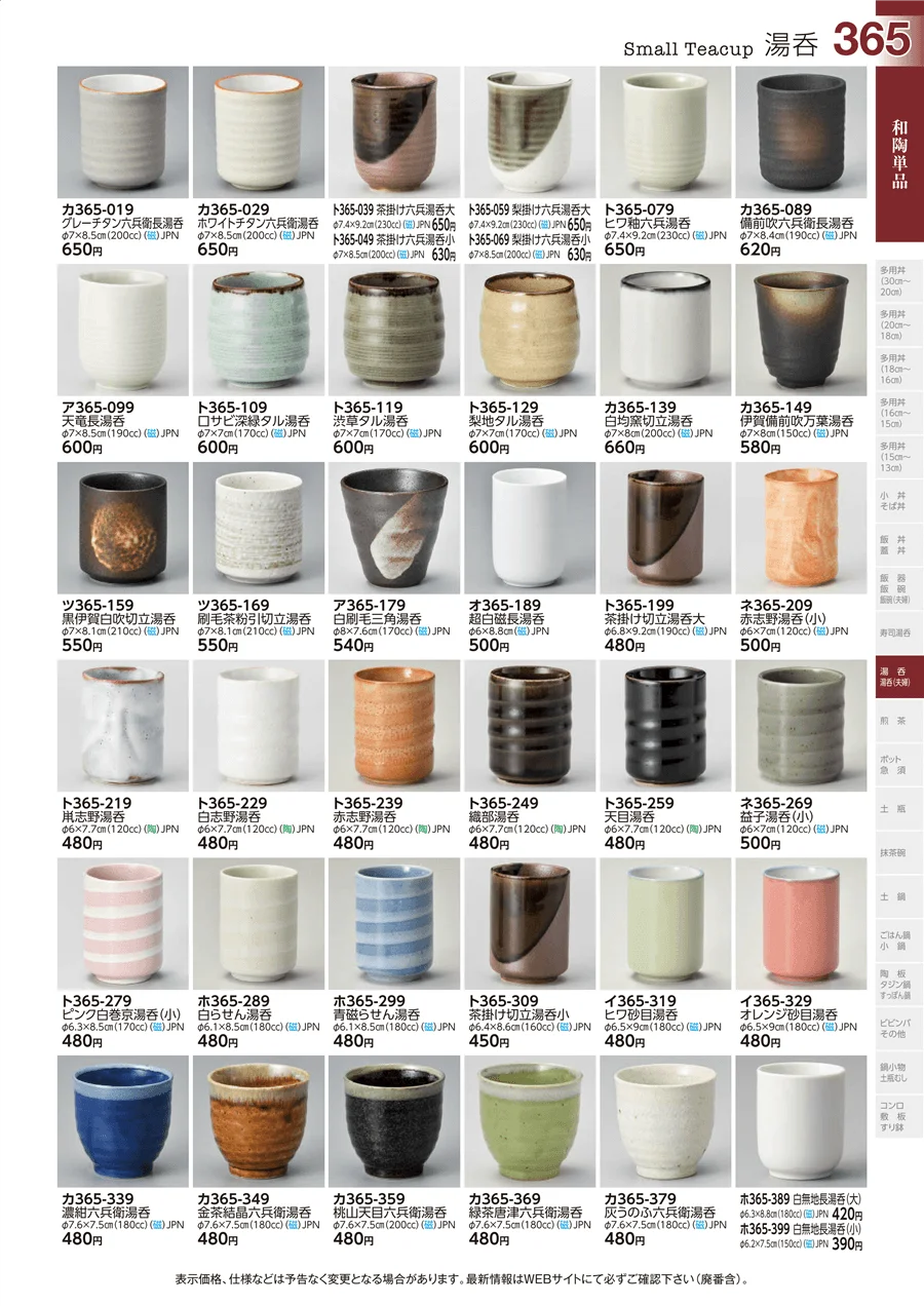 和陶単品 ページ365