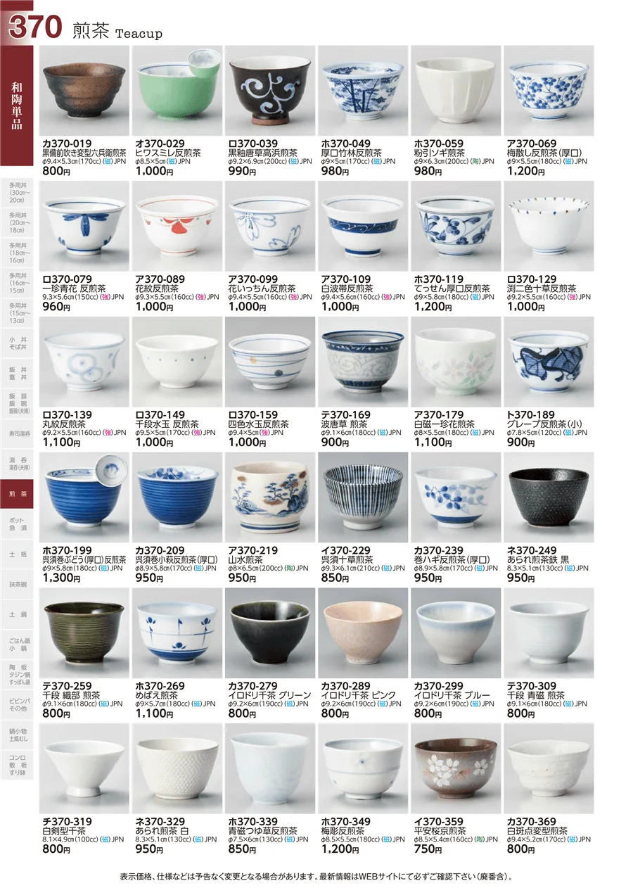 和陶単品 ページ370