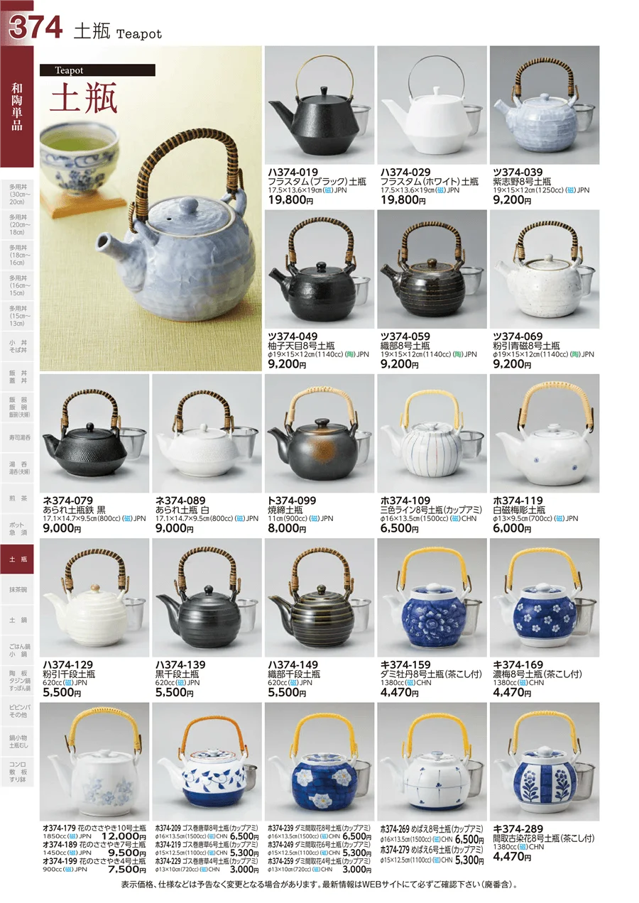 和陶単品 ページ374