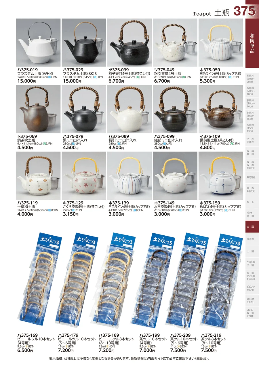 和陶単品 ページ375