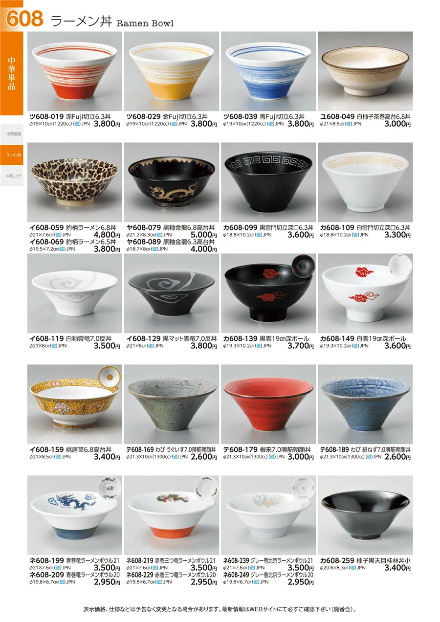 中華単品 ページ608