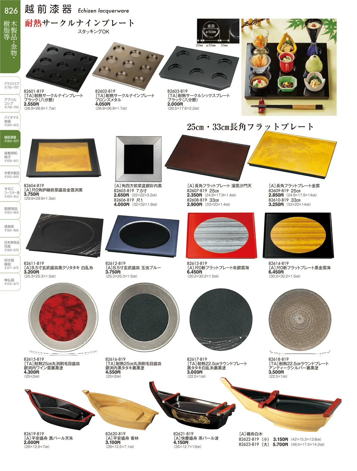 陶雅vol.19・ページ番号826・越前漆器