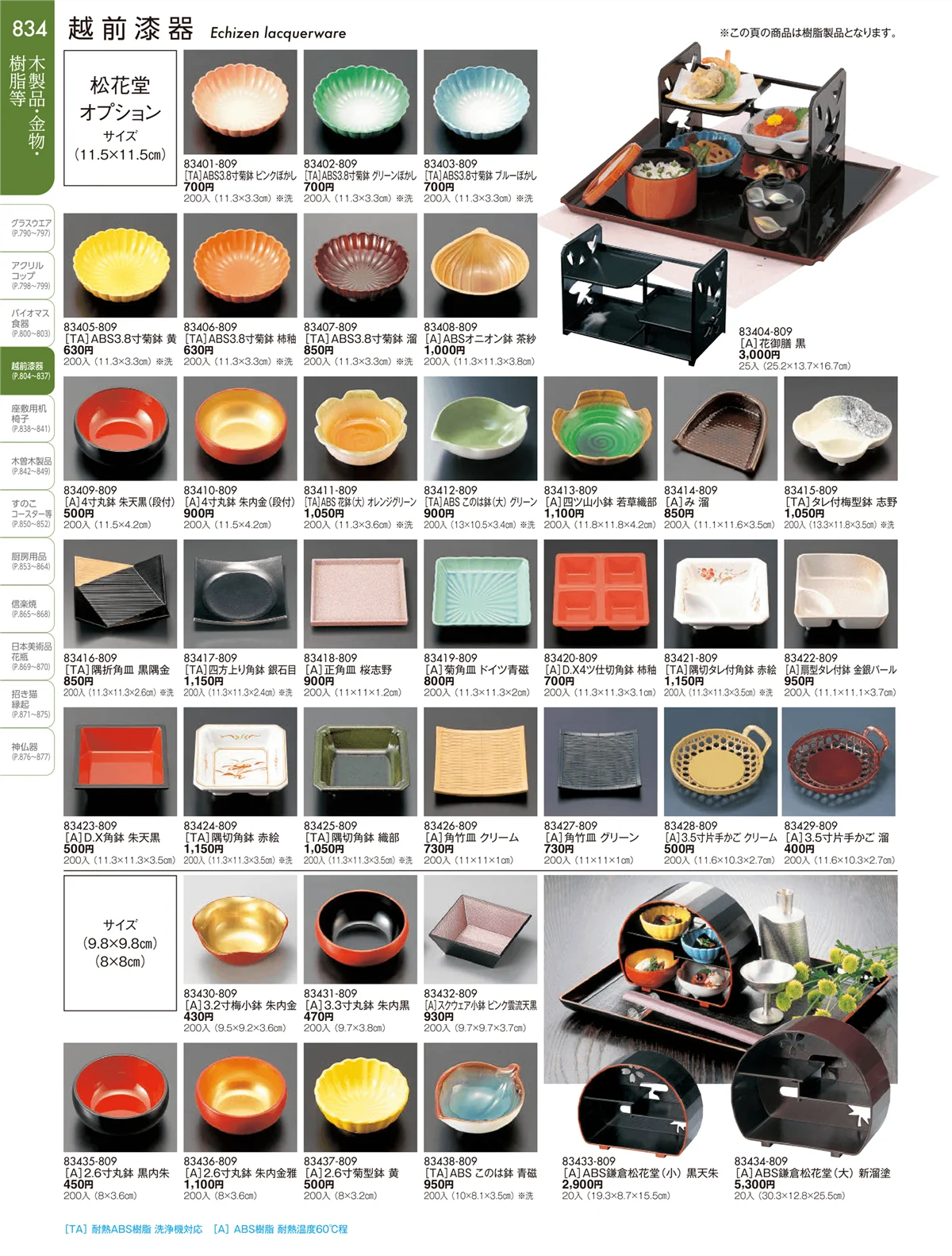 陶雅vol.19・ページ番号834・越前漆器