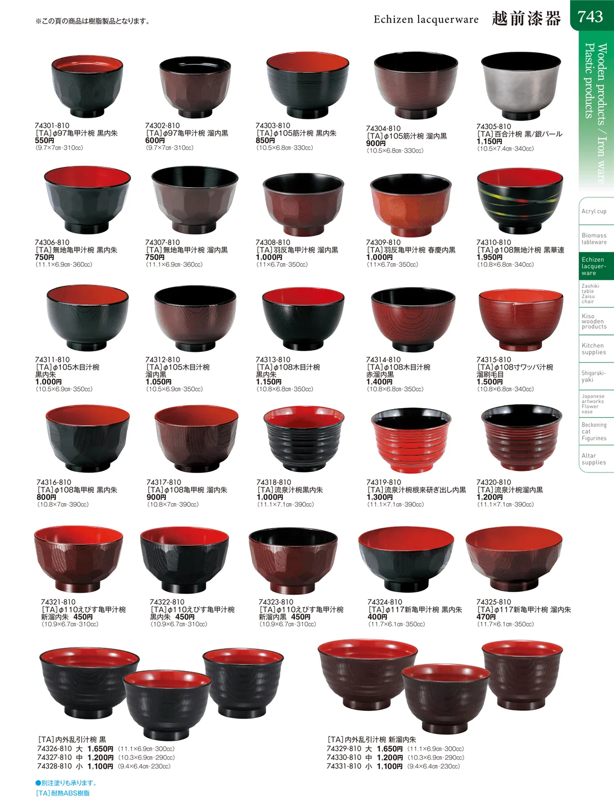 陶雅vol.20・ページ番号743・越前漆器