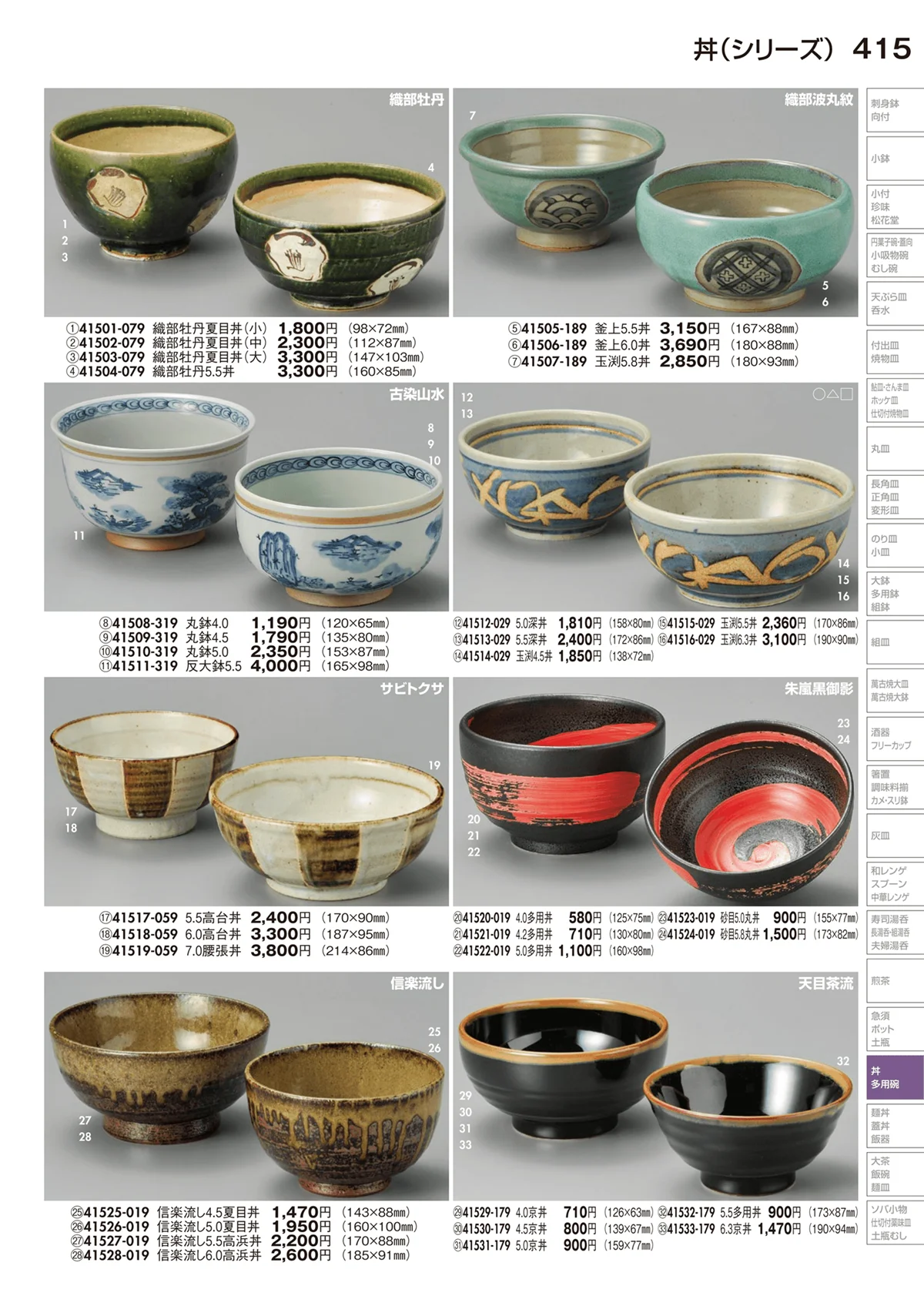 陶里vol.29・ページ番号415・丼（シリーズ）