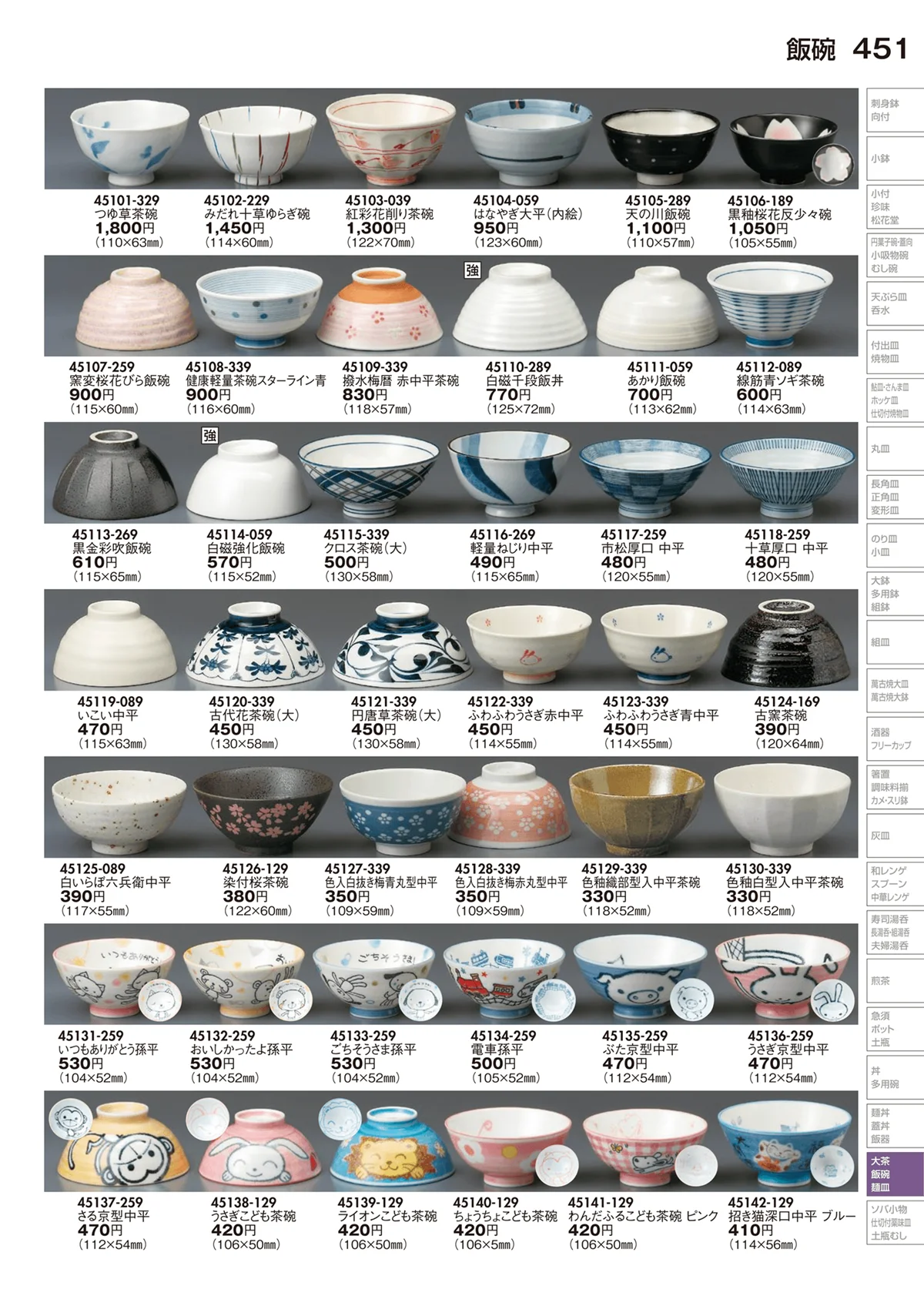 陶里vol.29・ページ番号451・飯碗（磁器）