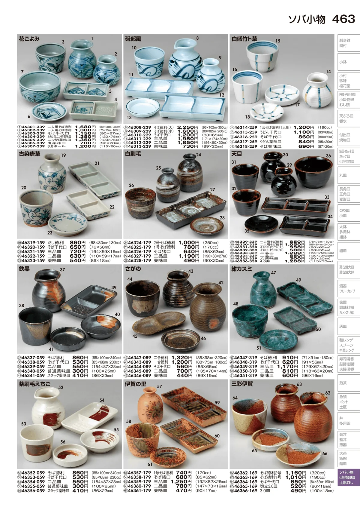 陶里vol.29・ページ番号463・ソバ小物
