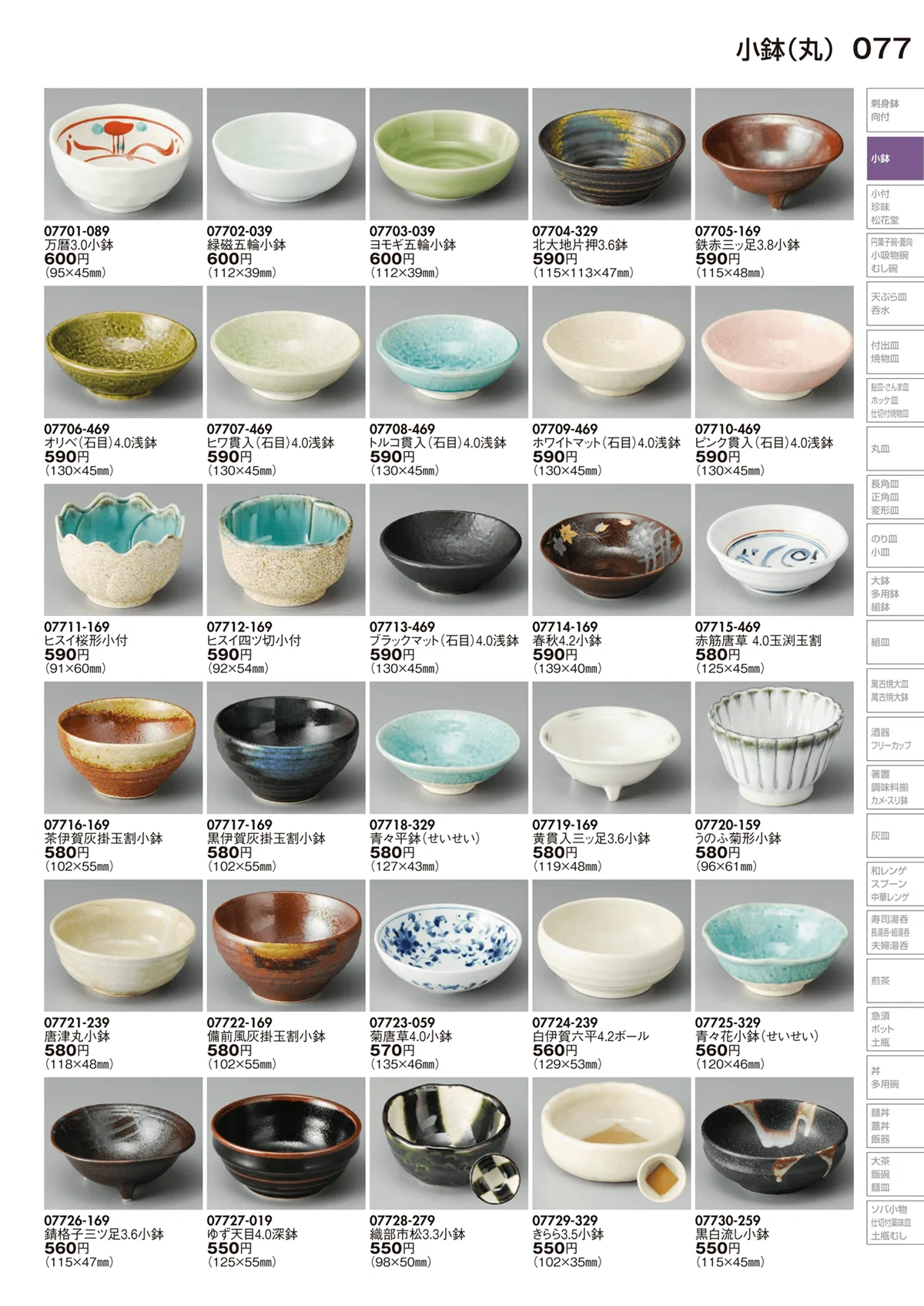 陶里vol.29・ページ番号77・小鉢（丸）
