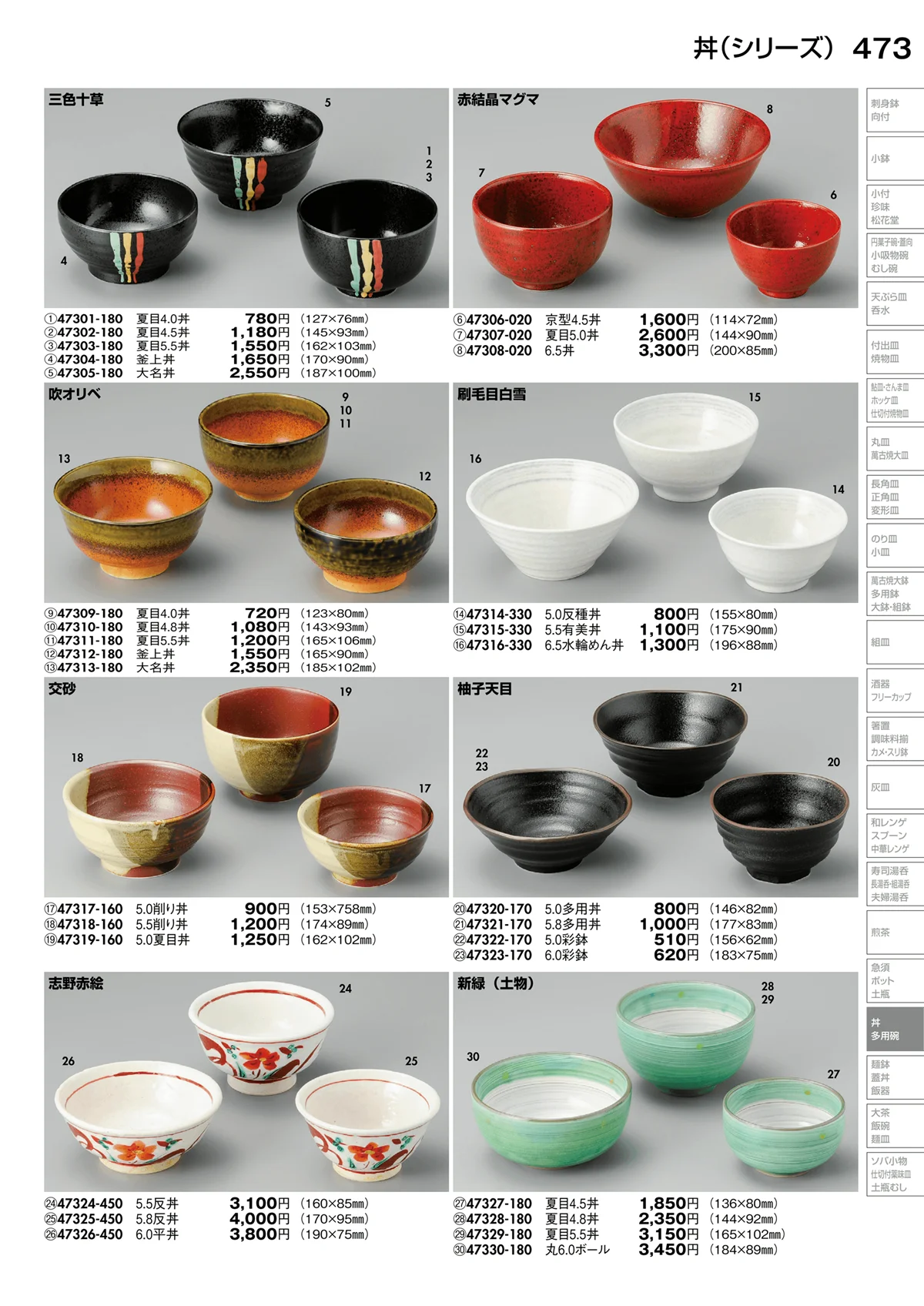 陶里vol.30・ページ番号473・丼（シリーズ）