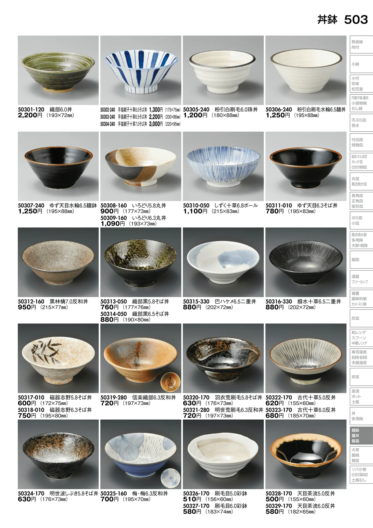 陶里vol.30・ページ番号503・丼鉢