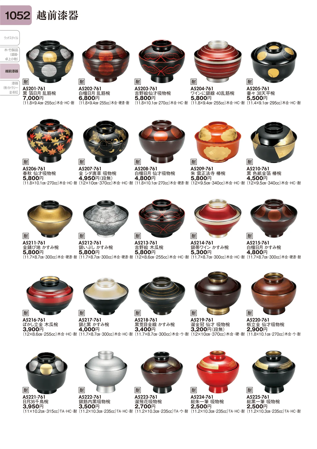 陶里vol.31・ページ番号1052・越前漆器