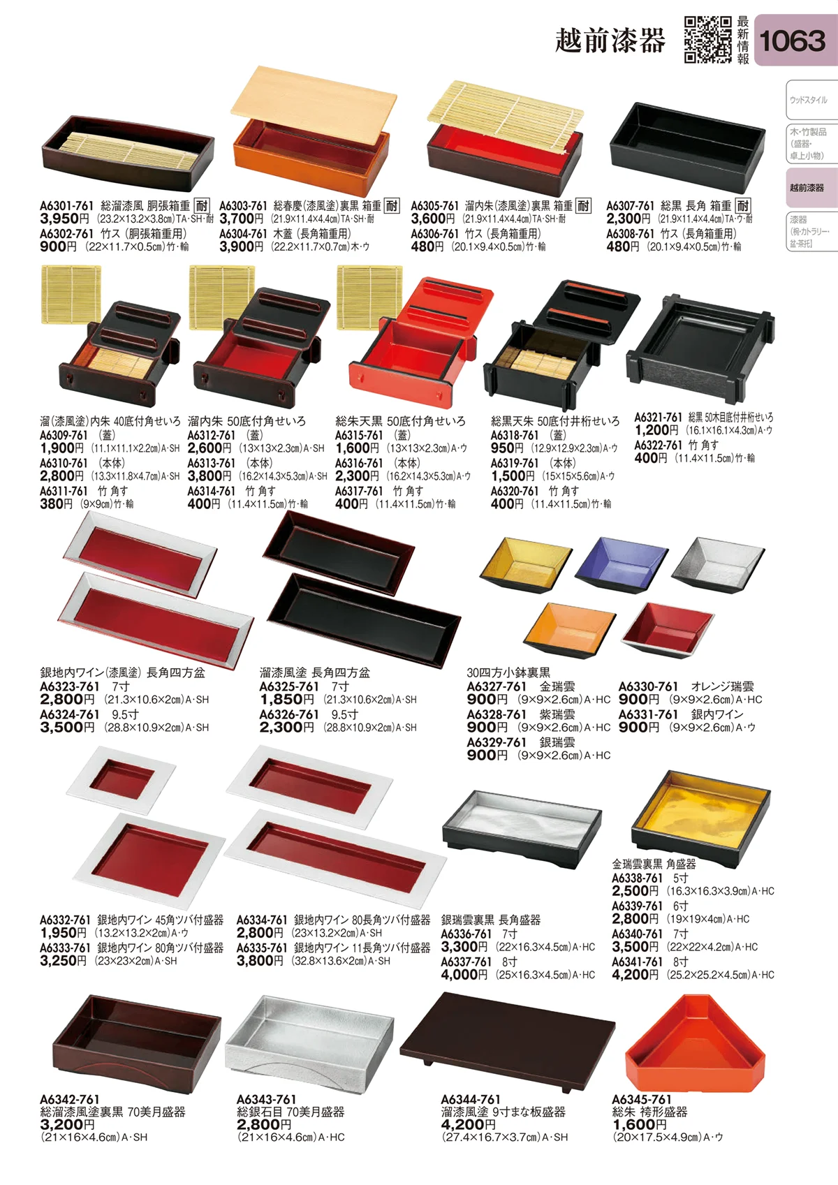 陶里vol.31・ページ番号1063・越前漆器