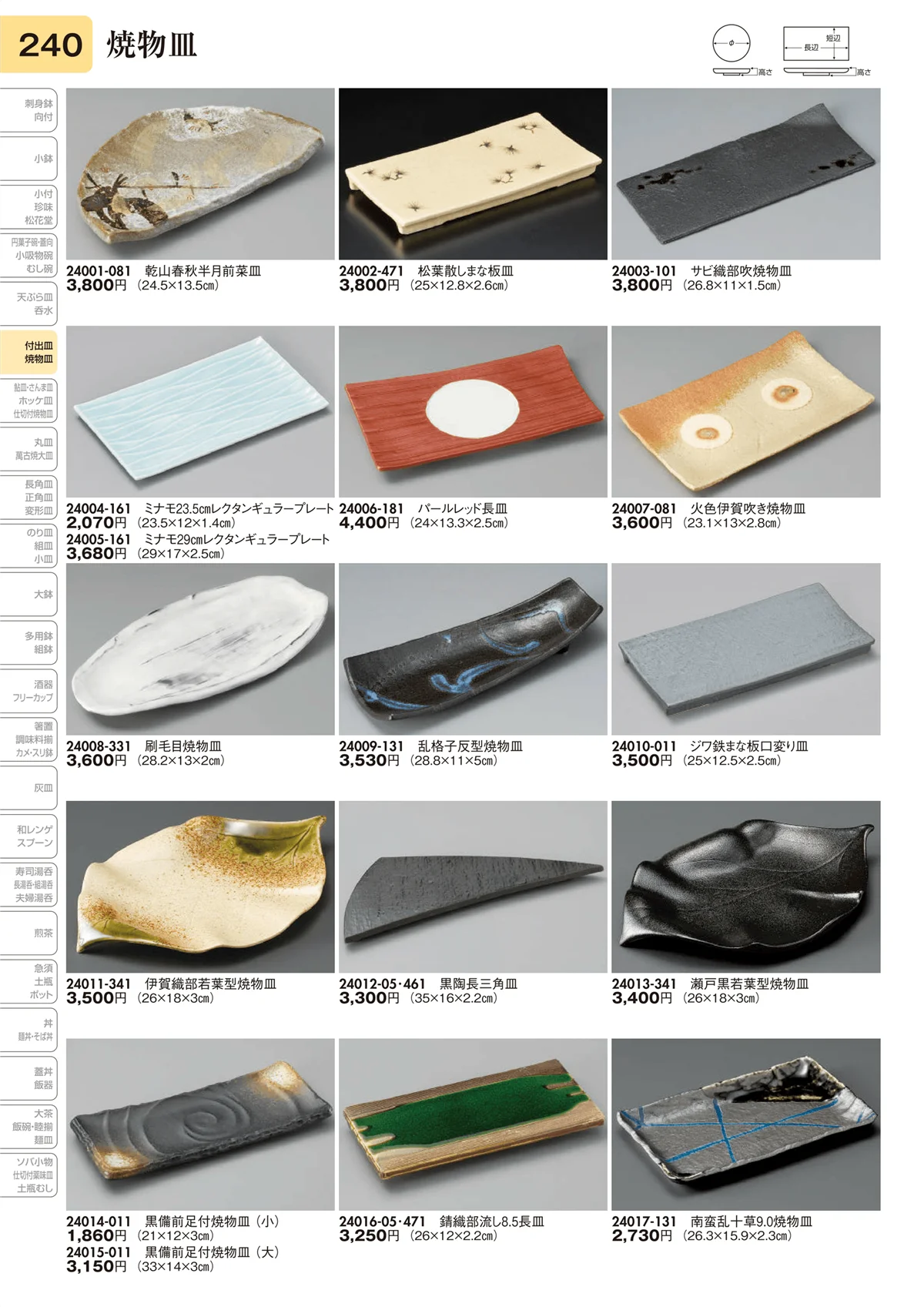 陶里vol.31・ページ番号240・焼物皿