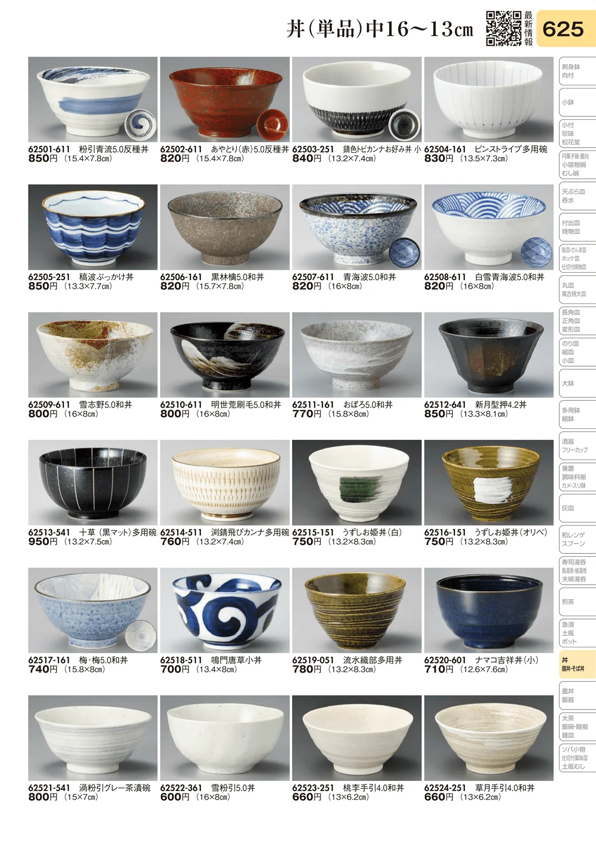 陶里vol.31・ページ番号625・丼（単品）中16～13㎝