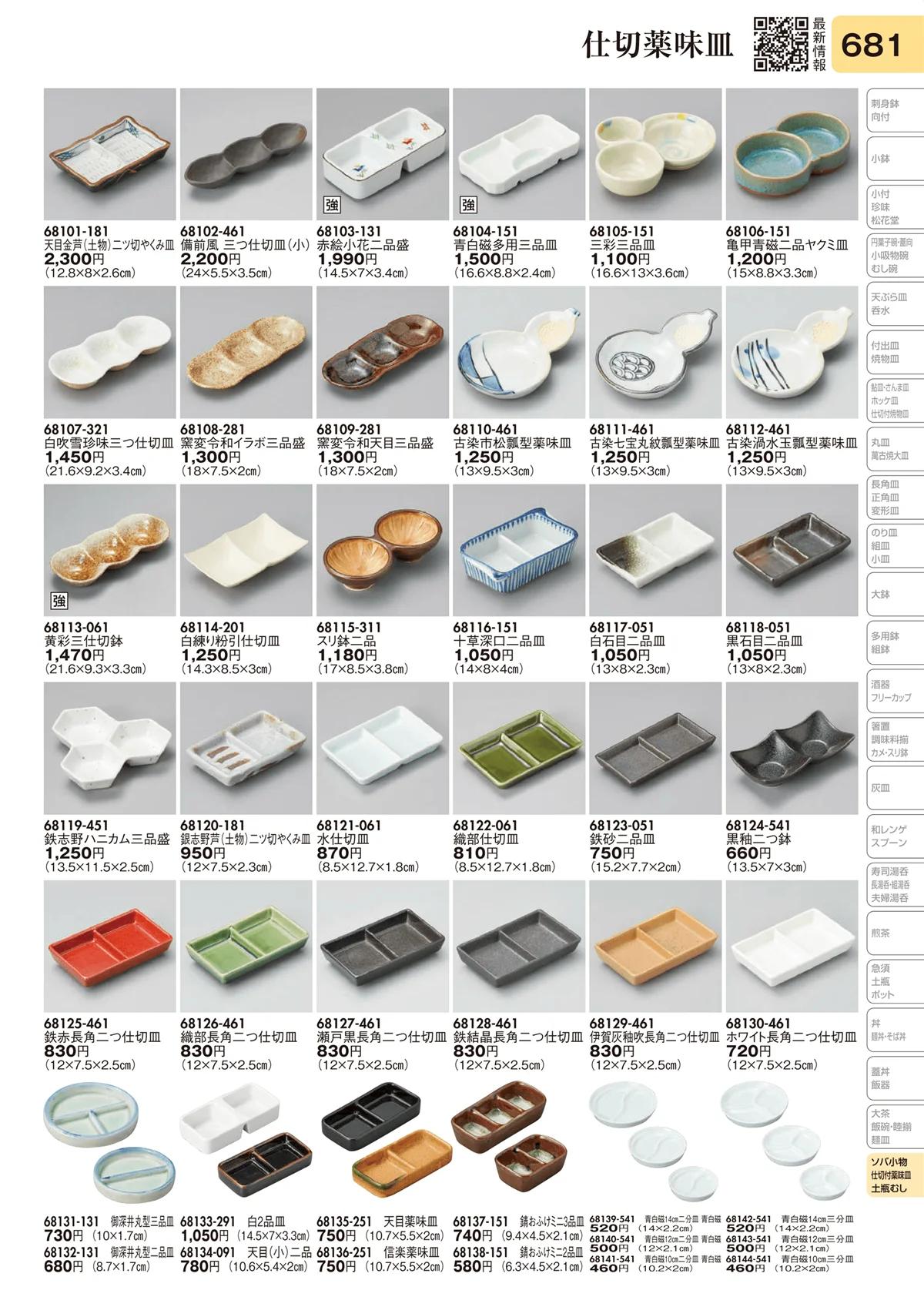 陶里vol.31・ページ番号681・仕切薬味皿