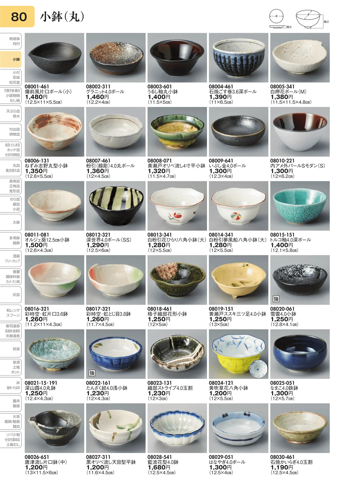 陶里vol.31・ページ番号80・小鉢（丸）